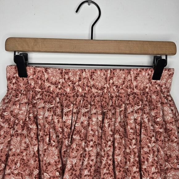 AMERICAN EAGLE Pleated Floral Print Mini Skirt Size Medium - Picture 7 of 8